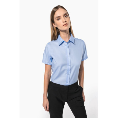 Ladies' short-sleeved non-iron shirt